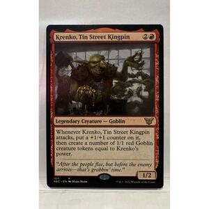 Krenko, Tin Street Kingpin Commander: Kamigawa: Neon Dynasty Regular